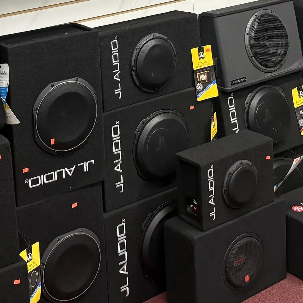 Subwoofers on the shop floor