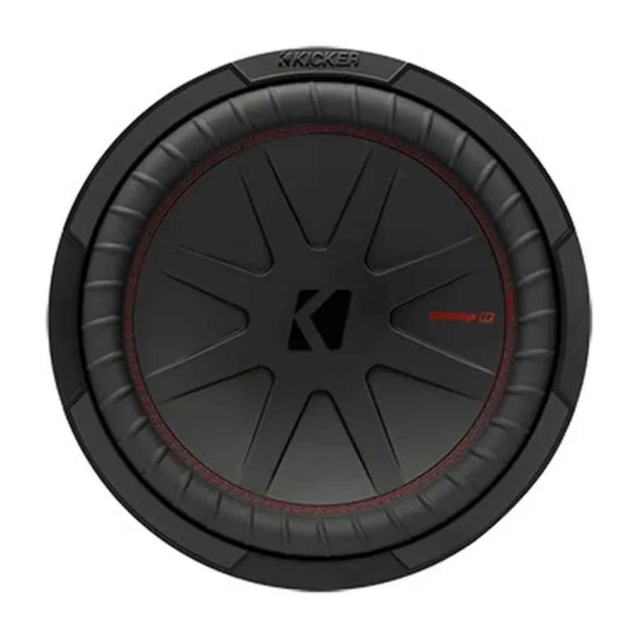 Kicker CompR 12-inch