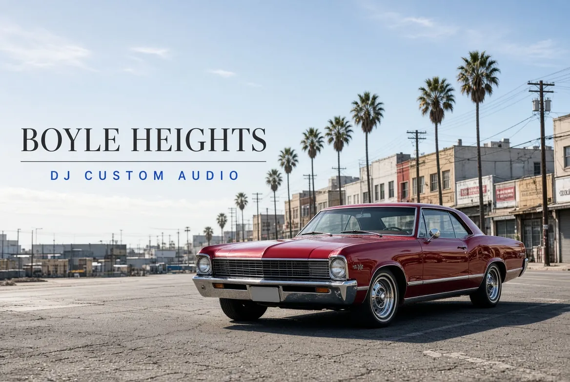 Boyle Heights drive to DJ Custom Audio in South Gate