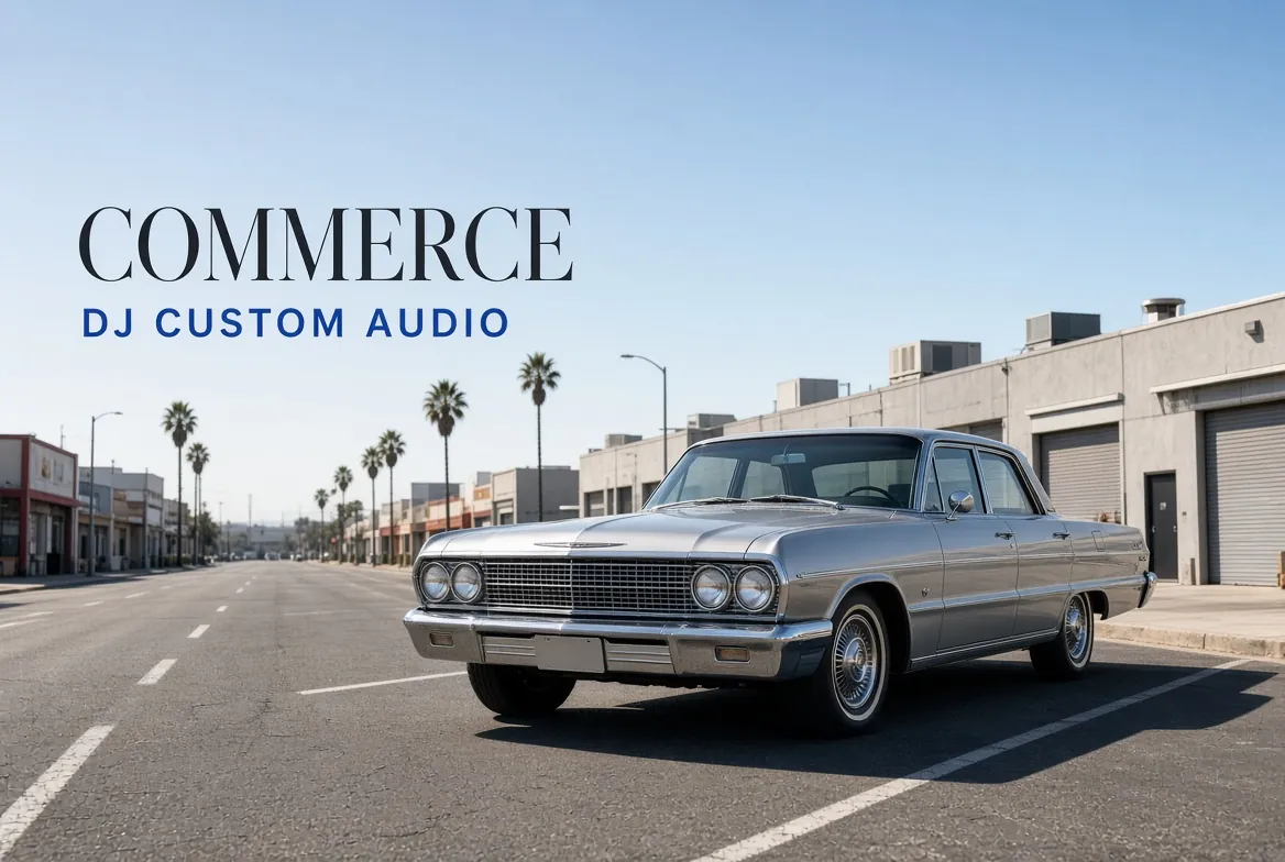 Commerce drive to DJ Custom Audio in South Gate