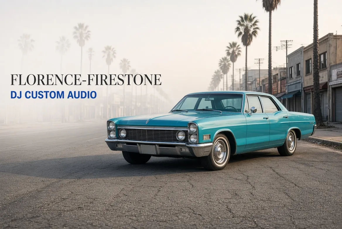 Florence-Firestone drive to DJ Custom Audio in South Gate