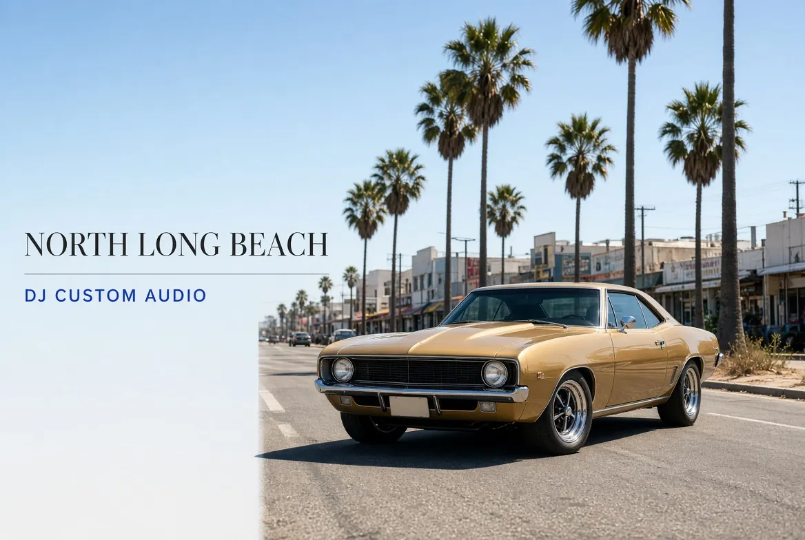 North Long Beach drive to DJ Custom Audio in South Gate