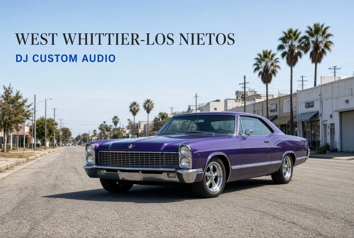 West Whittier-Los Nietos drive to DJ Custom Audio in South Gate