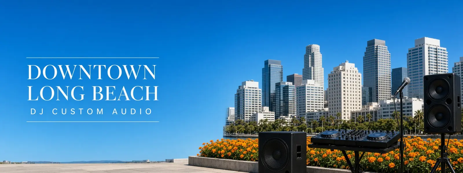 Downtown Long Beach drive to DJ Custom Audio in South Gate
