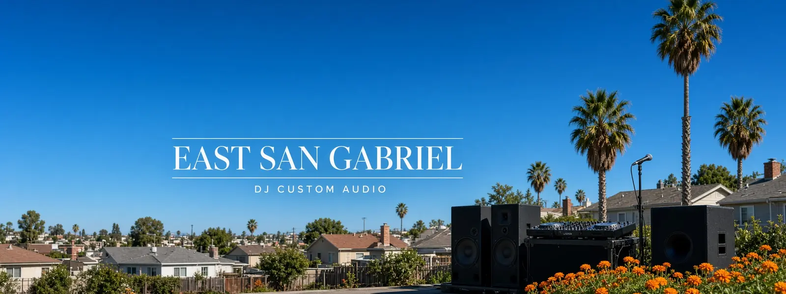 East San Gabriel drive to DJ Custom Audio in South Gate