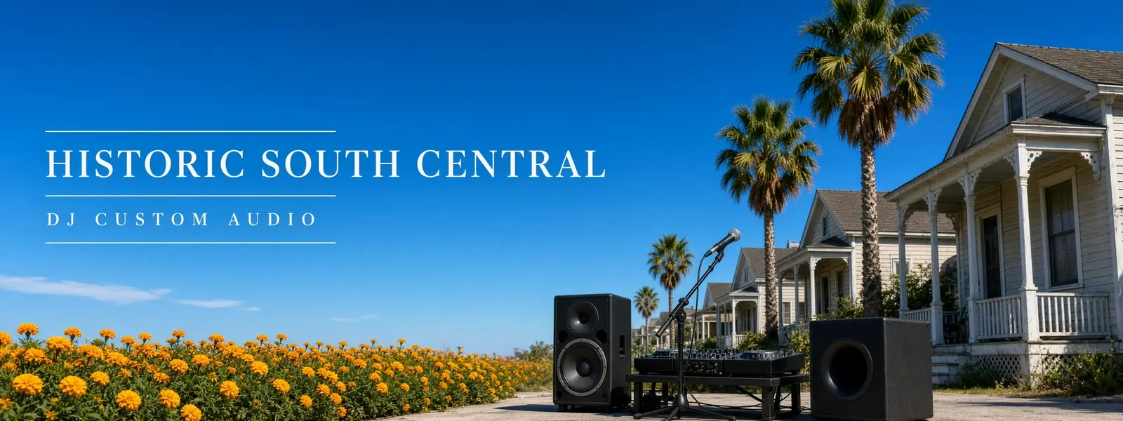 Historic South Central drive to DJ Custom Audio in South Gate