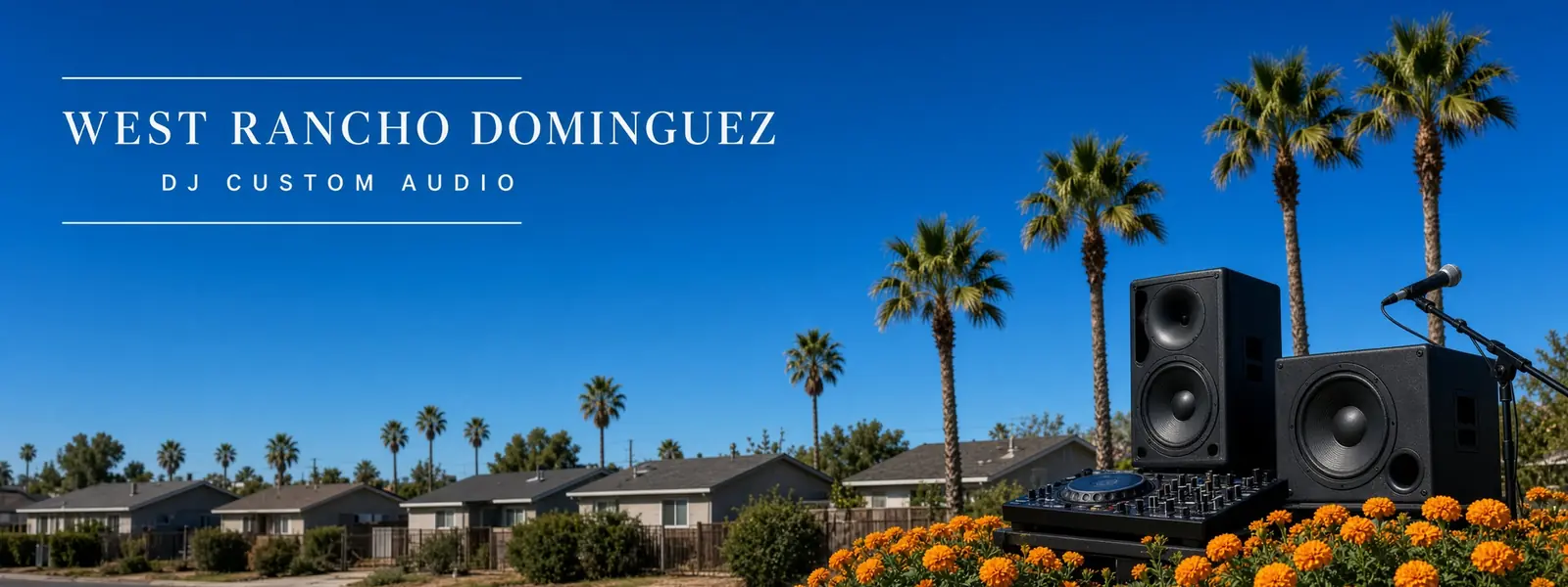 West Rancho Dominguez drive to DJ Custom Audio in South Gate