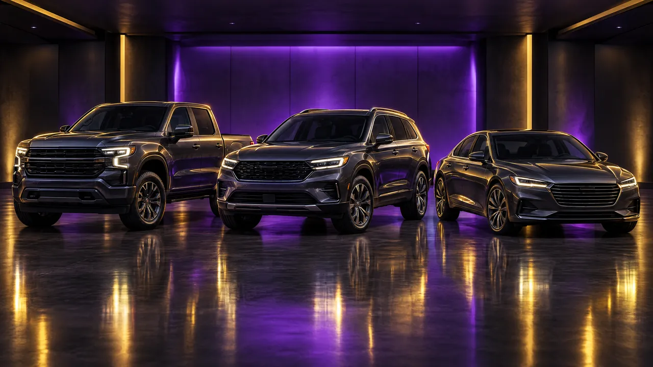 Sedanes y una SUV afuera de DJ Custom Audio en South Gate