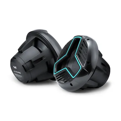 Alpine MRN-W12S4-IB-LB 12-inch Marine Subwoofer with RGB Lighting (Black)