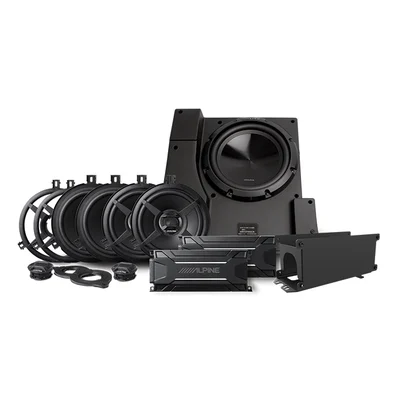 Alpine PSS-22WRA Weather-Resistant Sound System for 2011-2018 Jeep Wrangler JK Unlimited
