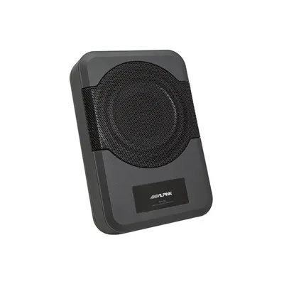 Subwoofer amplificado compacto Alpine PWE-S8 de 8 pulgadas