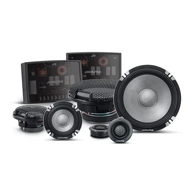 Alpine R2-S653 R-Series Pro 6.5-inch 3-Way Component Speakers