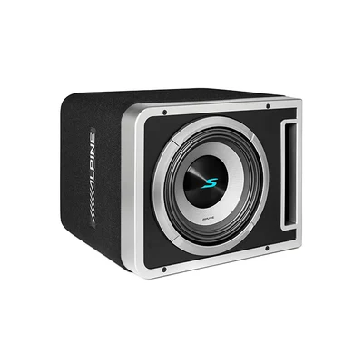 Caja Halo con subwoofer Alpine S2-SB10V S-Series de 10 pulgadas