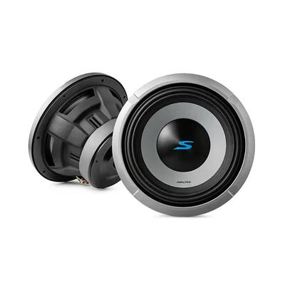 Alpine S2-W10D4 Next-Generation S-Series 10-inch Dual 4-Ohm Subwoofer