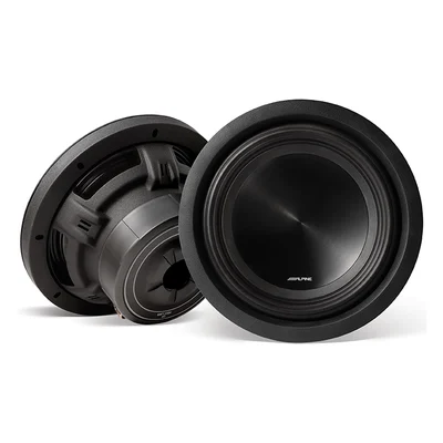Alpine SWT-10S4 10-inch Shallow Subwoofer, 4-Ohm