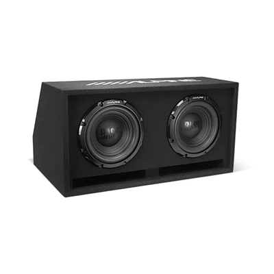 Alpine W-DB10V Dual 10-inch Bass Series Vented Wedge Enclosure