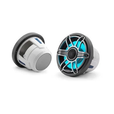 JL Audio M6-880X-S-GmTi-i 8.8-inch Marine Coaxial Speakers with LED