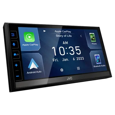 JVC KW-M785BW 6.8-inch Wireless CarPlay Receiver