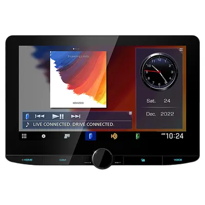 Estéreo de pantalla flotante Kenwood DMX1037S de 10.1 pulgadas