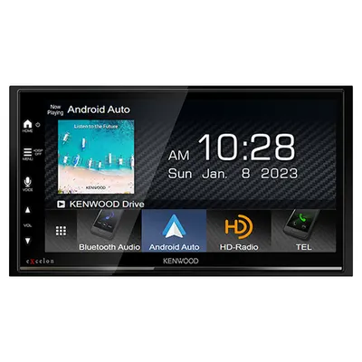 Kenwood Excelon DMX809S 6.75-inch Wireless CarPlay Receiver