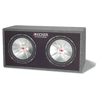 Caja cargada Kicker 05DCVR122 con dos CompVR de 12 pulgadas