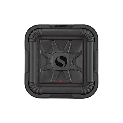 Subwoofer cuadrado delgado Kicker Solo-Baric L7T 46L7T102 de 10 pulg. 2 ohms