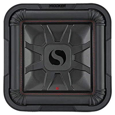 Subwoofer cuadrado delgado Kicker L7T 46L7T122 de 12 pulgadas