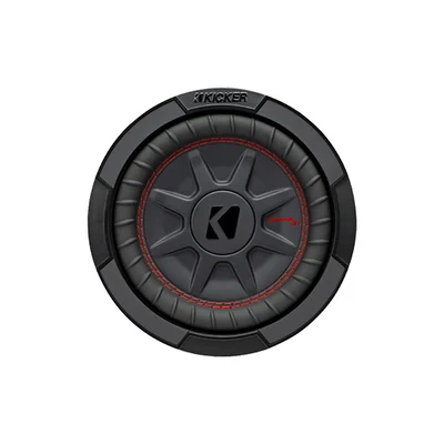 Subwoofer de poca profundidad Kicker CompRT 48CWRT82 de 8 pulgadas, 2 ohms