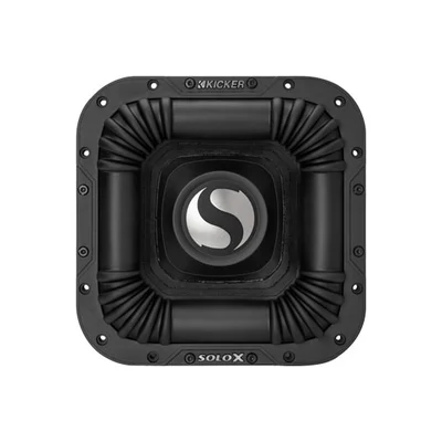 Subwoofer cuadrado Kicker SoloX L7X 49L7X101 de 10 pulgadas, 1 ohm