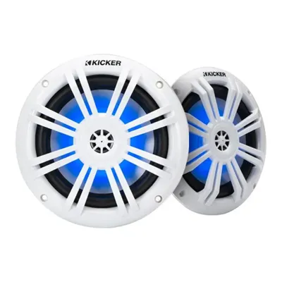 Kicker KM 51KM604WL 6.5-inch LED Marine Speakers