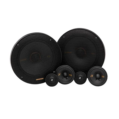 Bocinas de componentes Kicker KS 51KSS365 de 3 vías de 6.5 pulgadas