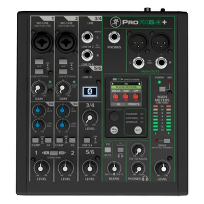 Mackie ProFX6v3+ 6-Channel Analog Mixer