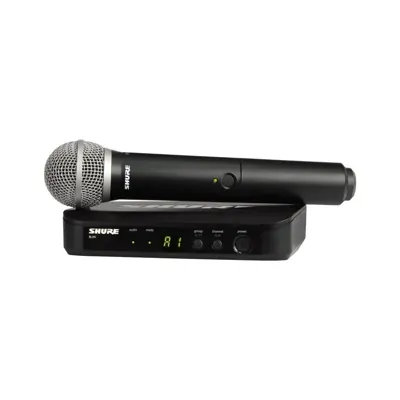Sistema de micrófono inalámbrico de mano Shure BLX24/PG58