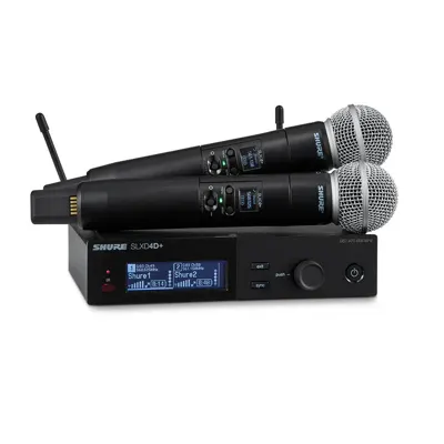 Shure SLXD24D+/SM58 Dual Digital Wireless System