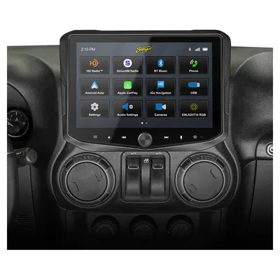 Kit de radio Stinger HORIZON10 RB10JK11X de 10 pulgadas para Jeep Wrangler JK 2011–2018