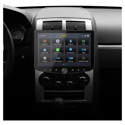 Kit de radio Stinger HORIZON10 STH10CHX de 10 pulgadas para Dodge Challenger 2008–2014/Charger 2008–2010