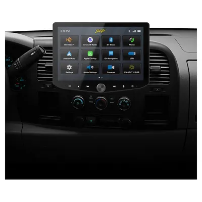 Kit de radio Stinger HORIZON10 STH10GMFSTX de 10 pulgadas para Chevy Silverado/GMC Sierra 2007–2014