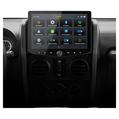 Kit de radio Stinger HORIZON10 STH10JKX de 10 pulgadas para Jeep Wrangler JK 2007–2018