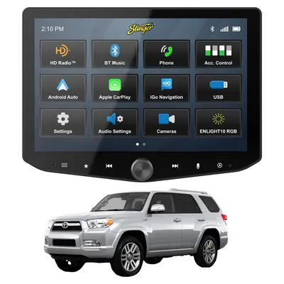 Stinger HEIGH10 SR-RUN10H 10-inch Radio Kit for 2010–2023 Toyota 4Runner
