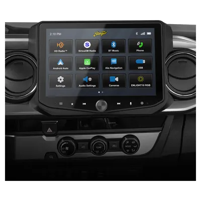 Kit de radio Stinger HORIZON10 SRK-TAC16X de 10 pulgadas para Toyota Tacoma 2016–2023