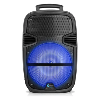 Technical Pro BOOM15 15-Inch Rechargeable Bluetooth LED Speaker