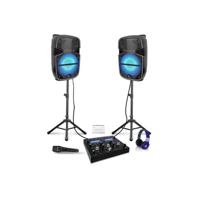 Technical Pro DJPACK-2GO V2 LED DJ Speaker Package