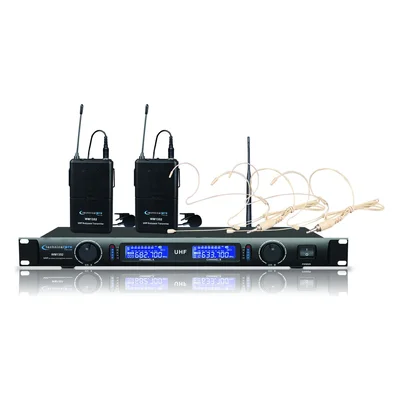 Technical Pro WM1352 Dual UHF Lapel/Headset Mic System