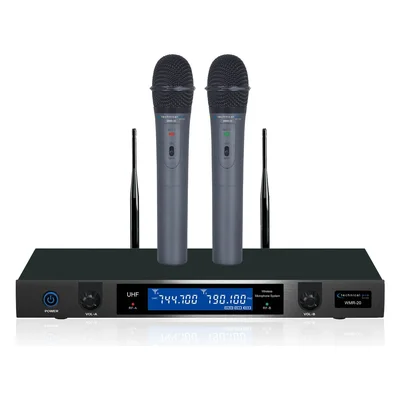 Technical Pro WMR20 Rechargeable Dual UHF Wireless Mic System