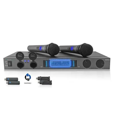 Technical Pro WMR52 Rechargeable Dual UHF Wireless Mics