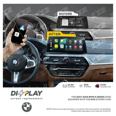 ZZ-2 DZZ-EVO-5S-G30-10-UHD 10.25-inch DIZZPLAY Screen for 2017–2019 BMW 5 Series (G30) EVO