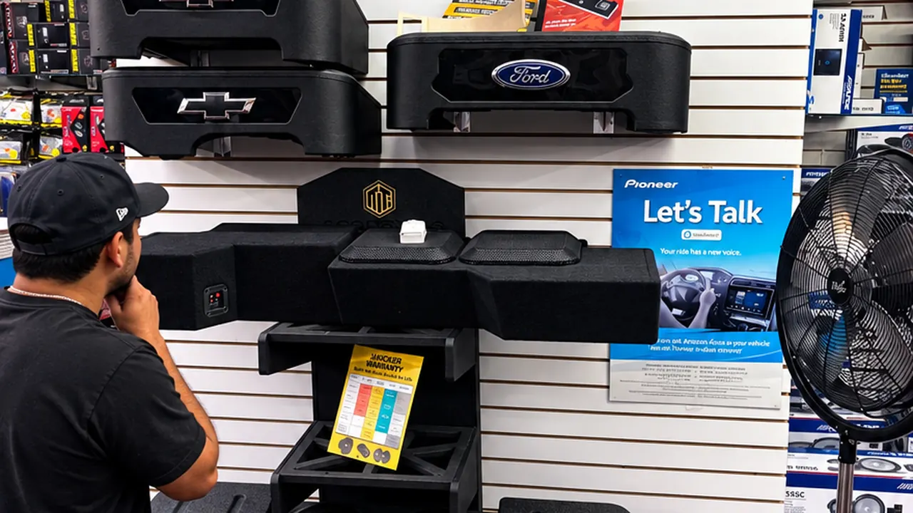 Pioneer vehicle-fit subwoofer boxes for trucks